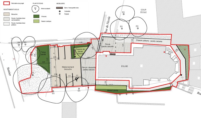 Omnibus | Place de l&#039;église à Jussy