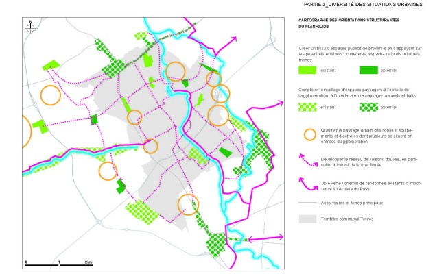 Omnibus | Plan de paysage de Troyes