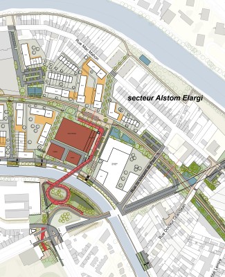Omnibus | Plan-guide rives de Meurthe nord à Nancy