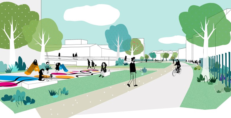 Omnibus | Plan-guide rives de Meurthe nord à Nancy