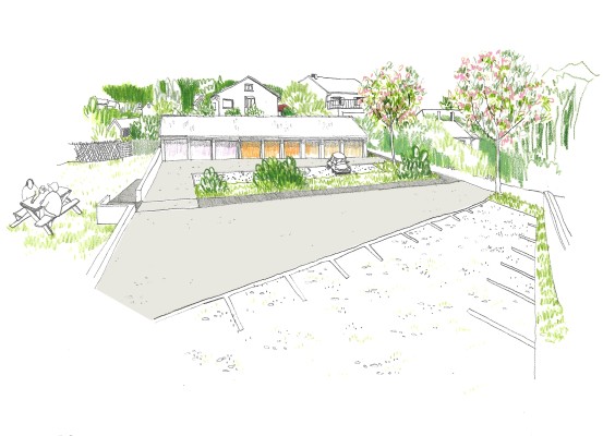 Omnibus | Stationnement perméable à Jussy