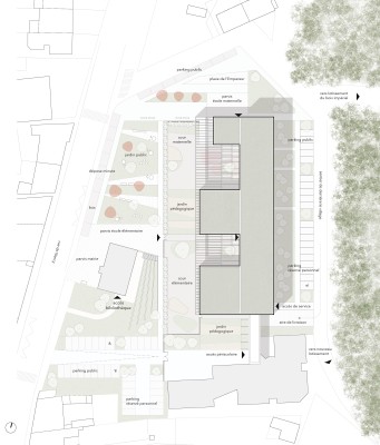 Omnibus | Une école au cœur des jardins à Richardménil
